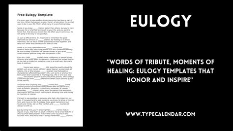 Powerful Eulogy Examples To Help You Write A Eulogy Urns 49 Off