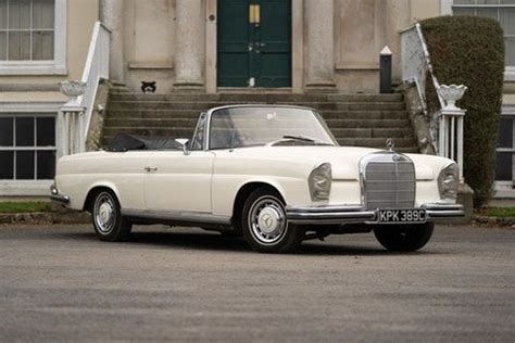 1965 MERCEDES BENZ W111 220 SEB CABRIOLET Mercedes Benz Mercedes