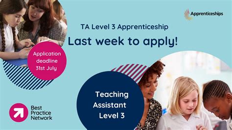 Bestpracticenetwork On Twitter Our Ta Level 3 Apprenticeship Programme Is Perfect For Current