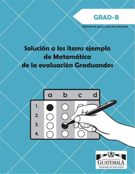 PDF Solución a los ítems ejemplo de Matemática de la PDFSLIDE NET