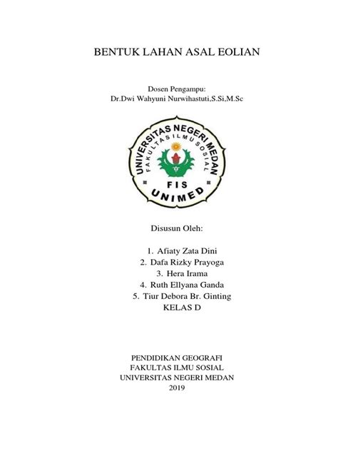 Bentuk Lahan Asal Aeolin Pdf