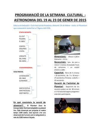 Programació setmana cultural astronomia PDF