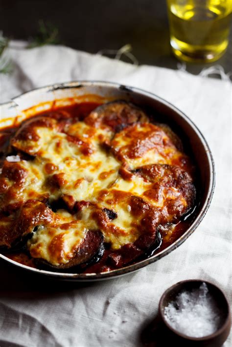 Baked Eggplant With Mushroom And Tomato Sauce