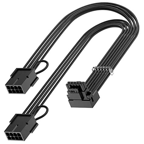 Snapklik 16Pin GPU RTX 4070 Super Power Adapter Cable 90 Degree