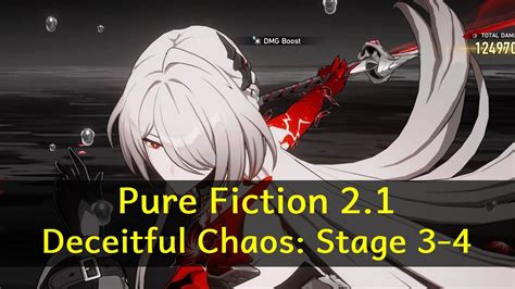 Pure Fiction Deceitful Chaos Stage Honkai Star Rail Youtube