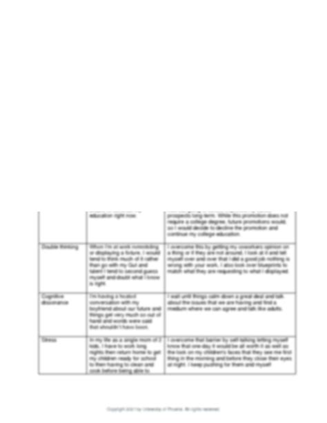 Solution Hum V Wk Critical Thinking Overcoming Barriers Matrix