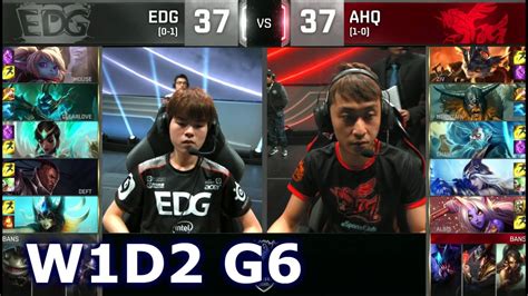 Edg Vs Ahq Week Day Group C Lol S World Championship W D