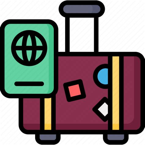 Travel Travel Bag Case Vacation Passport Icon Download On Iconfinder