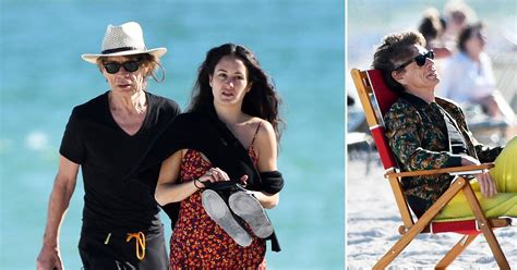 Mick Jagger Hits The Beach With Younger GF Melanie Hamrick: Pics