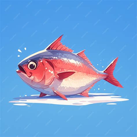 Premium Vector Opah Fish Floating Gracefully