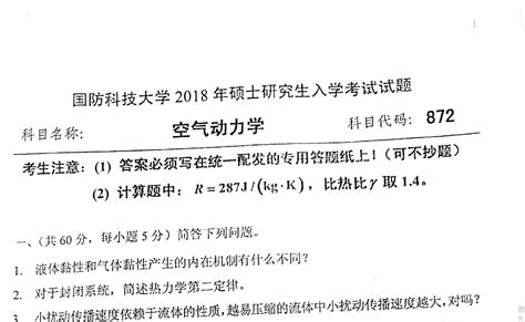 国防科技大学考研真题、考研试题下载