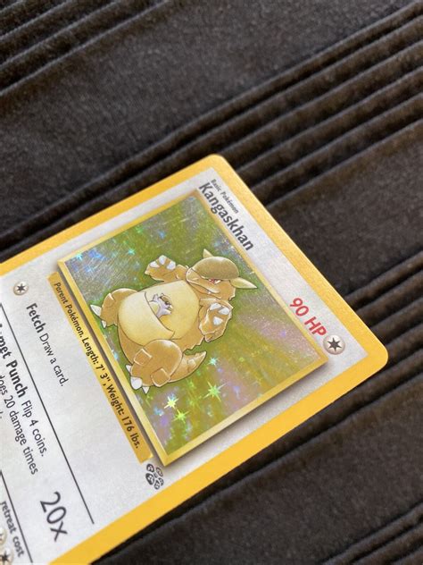 Kangaskhan 5 64 Holo Rare Jungle Set Unlimited Pokemon Card EBay