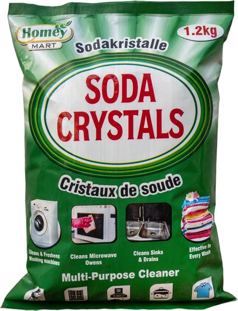 Soda Crystals Multipurpose Cleaner Cleans Washing Machine Sinks Drains