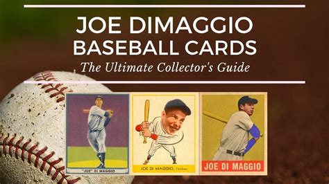 Joe DiMaggio Baseball Cards: The Ultimate Collector’s Guide - Old ...