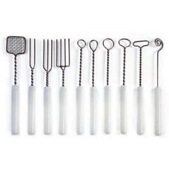 Pavoni SFP Professional Chocolate Dipping Forks Set -10pcs