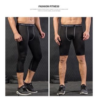 Pro Combat Leggings Tight Pants Men For Gym Running Swimming Seluar