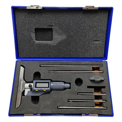 WESTWARD 0 To 150 Mm 0 To 6 In Range IP54 Digital Depth Micrometer