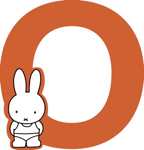 Miffy Wooden Letter O - the miffy shop