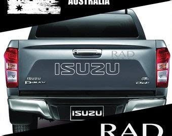 ISUZU D Max Tailgate Vinyl Sticker Decal Etsy UK