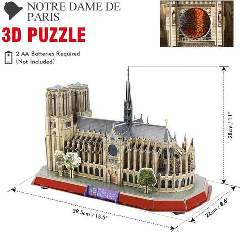 Notre Dame De Paris Cubic Fun Juguetesland