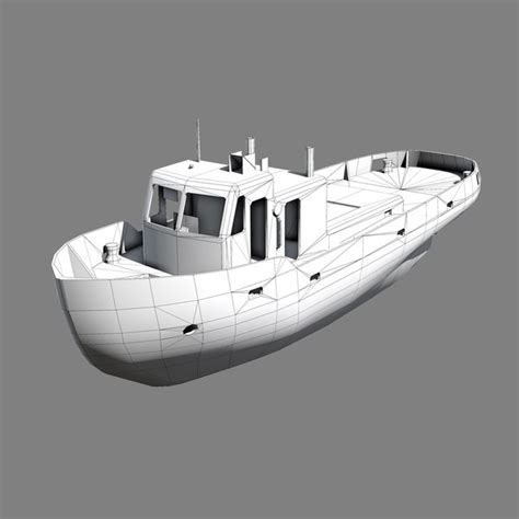 3d Set Rusty Boats
