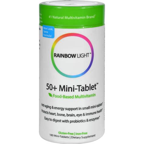 Rainbow Light Plus Mini Tab Age Defense Formula Tablets Heart