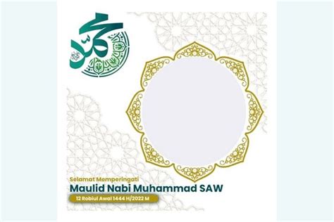 15 Link Twibbon Peringatan Maulid Nabi Muhammad SAW 2022 Terkeren