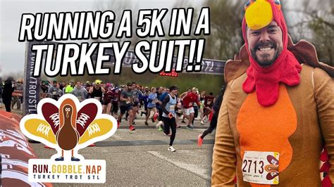 Running A Thanksgiving Turkey Trot 5k Race In A Turkey Suit Youtube