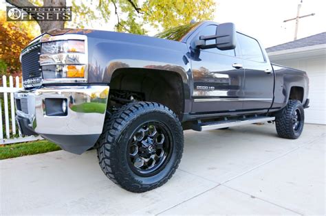 Wheel Offset Chevrolet Silverado Hd Aggressive Outside