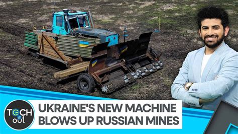 Ukraine Tests Homemade Demining Machine Tech It Out Youtube