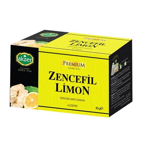 Akzer Zencefilli Limonlu Çay