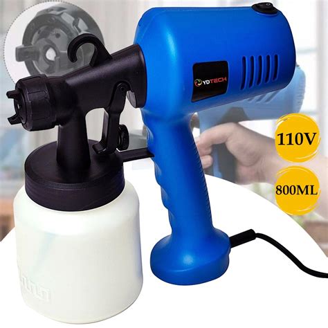 Pistola De Pintura Pulverizadora Profissional 400w 800ml 110v