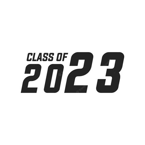 Premium Vector Class Of 2023 Typography Design