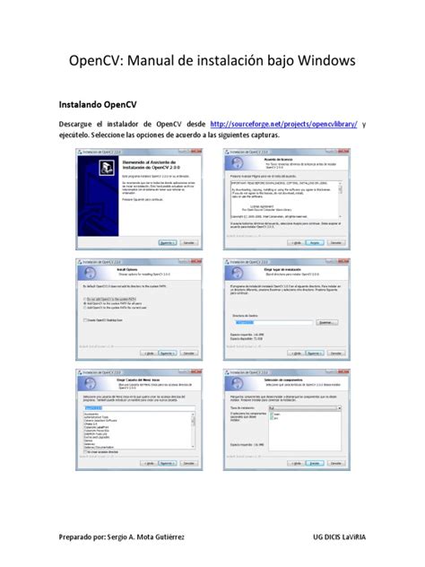 PDF Manual Instalación OpenCv DOKUMEN TIPS