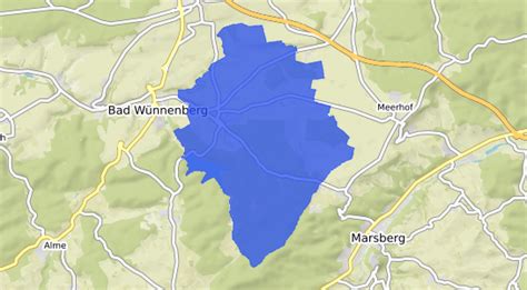 Bodenrichtwert Bad Wünnenberg Fürstenberg Grundstückspreise 2024