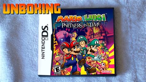 Mario Luigi Partners In Time Ds Unboxing Rangeroto Youtube