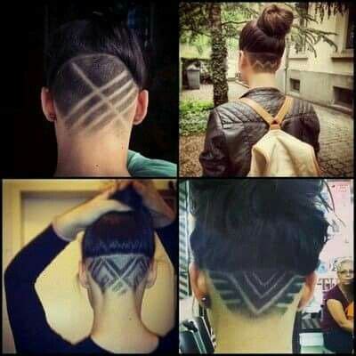 Besten Undercut Hair Tattoos Bilder Auf Pinterest K Rzere Haare