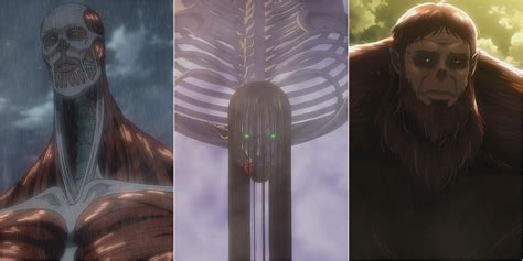 Attack On Titan All Titan Shifters