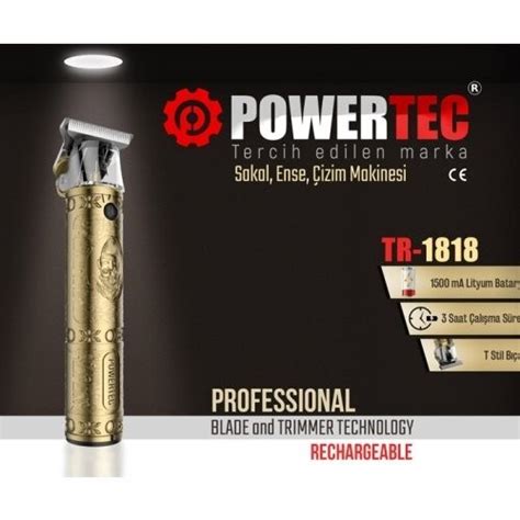 Powertec 1818 Tıraş Makinesi Fiyatı Happy tr