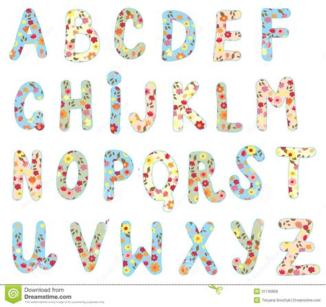 8 Best Images of Cute Alphabet Letters Printable - Cute Alphabet ...