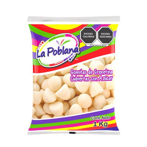 La Poblana Goma Guanabana Bolsa Con Kilo Caja Con Bolsas Kg