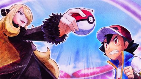 Ash Vs Cynthia Part 1 Masters Tournament 「amv」 Bounce Pokemon