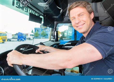 Forwarder Or Truck Driver In Drivers Cap Stock Images Image 33399814