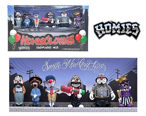 Homies Figures 2" Clowns Series 3 Set of 6 Figures - M & J Toys Inc ...