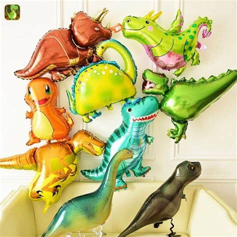 32inch Dinosaur Aluminum Foil Balloon Triceratops Tyrannosaurus Brontosaurus Dinosaur Birthday