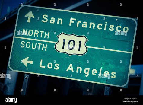 101 Freeway Sign Hi Res Stock Photography And Images Alamy