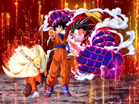 Goku Naruto Luffy Wallpapers - Wallpaper Cave