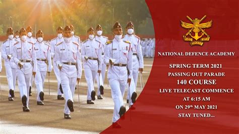 National Defence Academy Passing Out Parade To Be Held On 29th May 2021