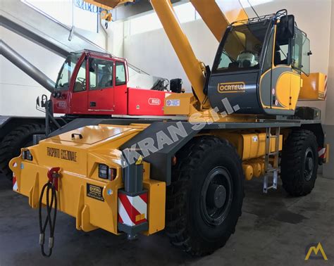 Locatelli GRIL 8500T 45 Metric Ton Rough Terrain Crane For Sale Hoists