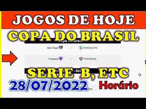 Jogos De Hoje Copa Do Brasil E Resultados Serie B Estaduais Pelo